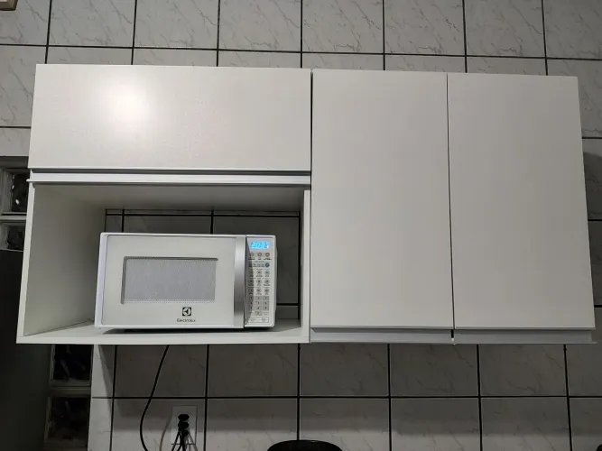 Aéreo para cozinha branco em MDF 