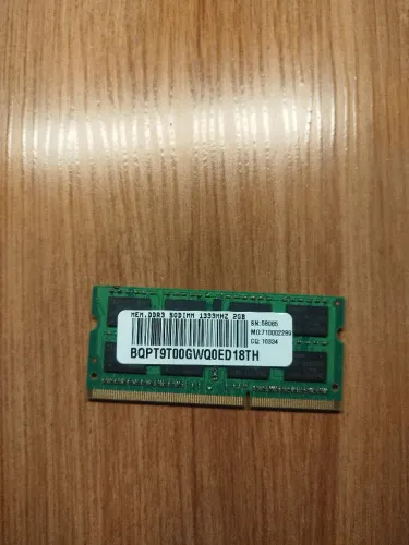 Memória ram de notebook 2GB