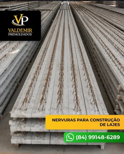 Nervuras pré-moldados - preço e qualidade 
