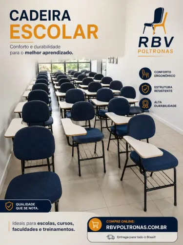 Cadeiras universitárias RBV