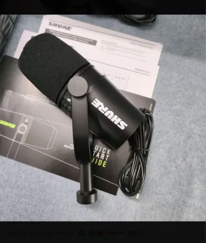 ? Microfone Shure MV7 USB/XLR (Semi-novo / Estado de Zero)