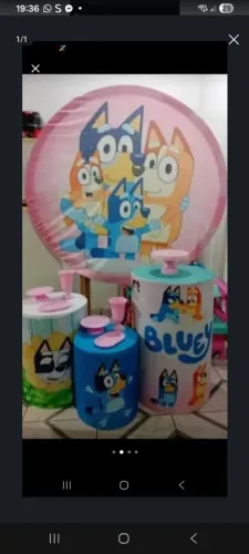Vende-se capa tema bluey e bingo