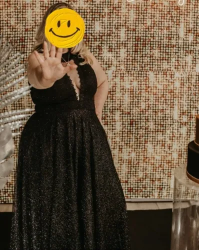 Vestido de Baile Tamanho Plus Size