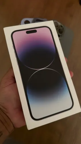 CAIXA IPHONE 14 PRO MAX 256gb + CAPAS SUPER PREMIUM