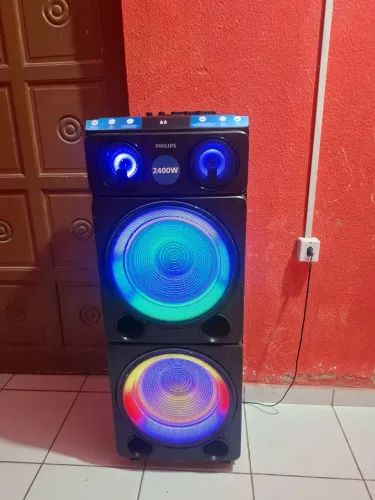 Caixa de Som Philips Party Box TAX5509 2400W Potência