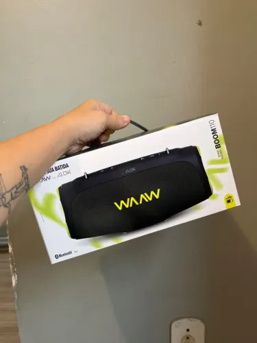 Caixa de som waaw boom 110