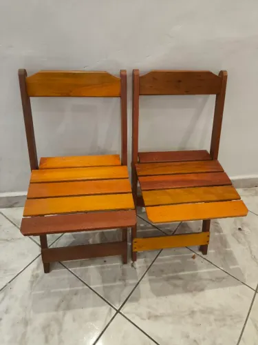 Kit 4 cadeiras dobráveis novinhas