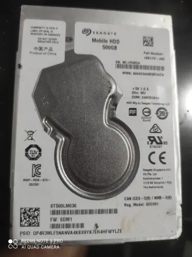 HD 500MB SEAGATE