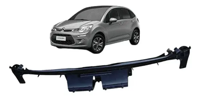 Suporte Guia Parachoque Traseiro Citroen C3 2008 Uzad0