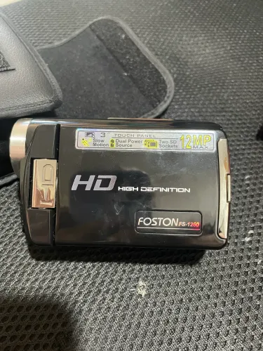 Filmadora Digital Foston FS-1260 HD 12MP (Sem Cabos / No Estado)