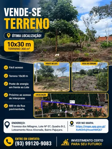Lote 10x30 no Pajuçara