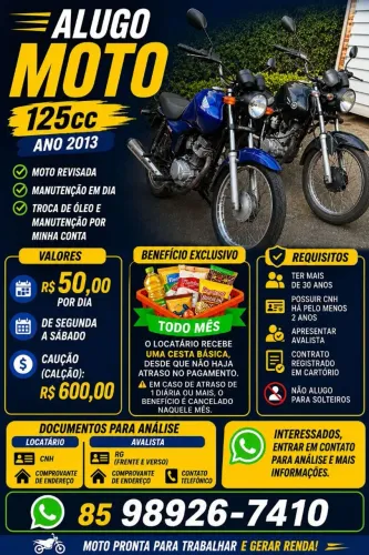Alugo Moto!!