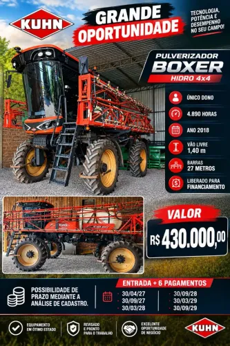 Pulverizador Kuhn Boxer 4x4