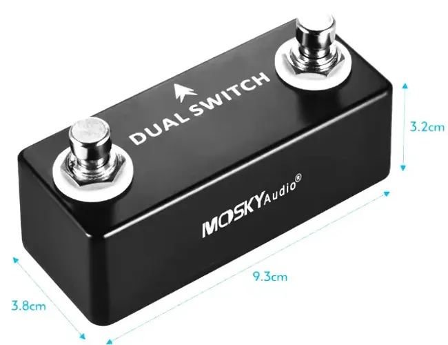 PEDAL DUAL SWITH MOSKY - CONTROLADOR