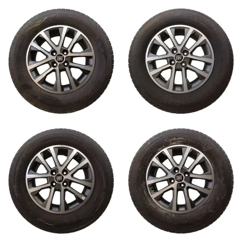 Jogo de Roda 205/70R15 Fiat Argo 2018 2026 