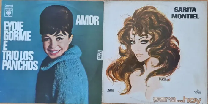 2 LPs Eydie Gourmet e Teio Los Panchos / Sarita Montiel