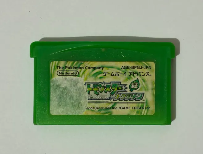 Pokémon Leaf Green Original japonês 