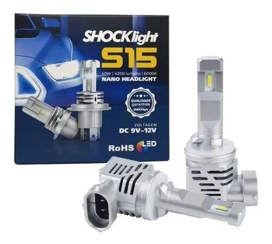 Super Led Nano 8.400 Lúmens H1 H3 H4 H7 H8 H11 H16 H27 Hb3 Hb4