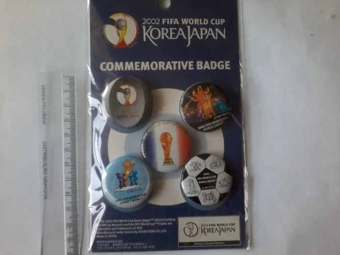 Bottons - Copa do Mundo 2002 - Originais