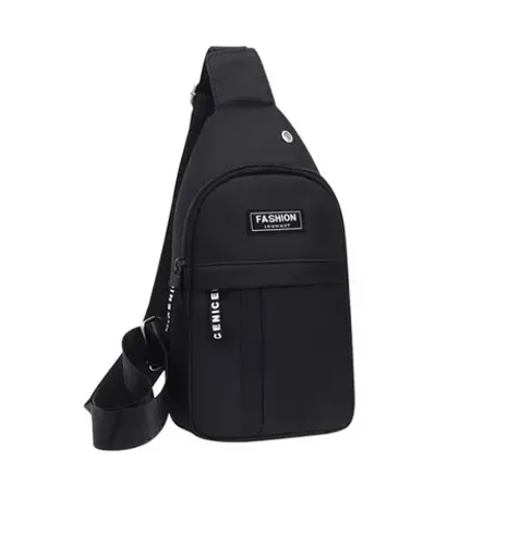 Mochila de ombro multifuncional unisex bolsa de peito casual, mochila esportiva