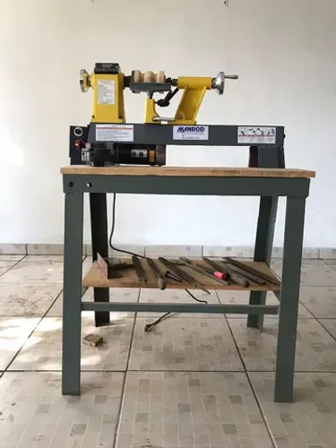 vendo torno para madeira mr1218a - semi novo