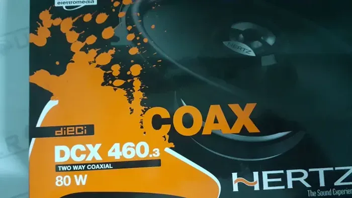 Alto-falante. Hertz. DCX 460.3. Italiano. 4X6. 80RMS.  Garantia. Novo. Instalado.