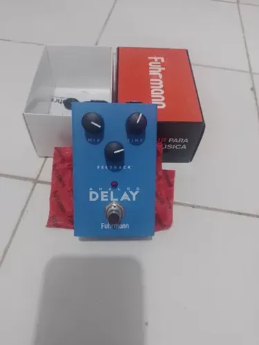 Pedal fuhrmann analog delay para guitarra violão 