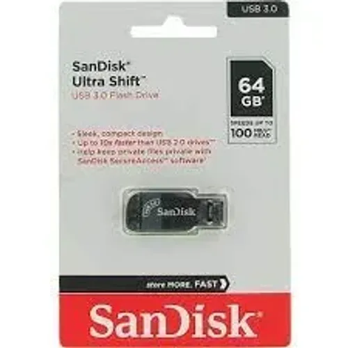 Pendrive 64gb Sandisk Ultra Shift Usb 3.0 