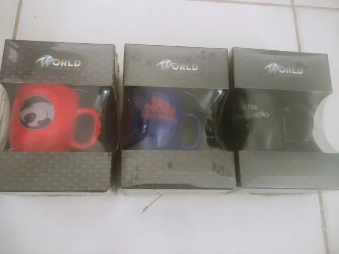 3 Canecas Thundercats . Uma Noite Alucinante . Além da Imaginação World Classics