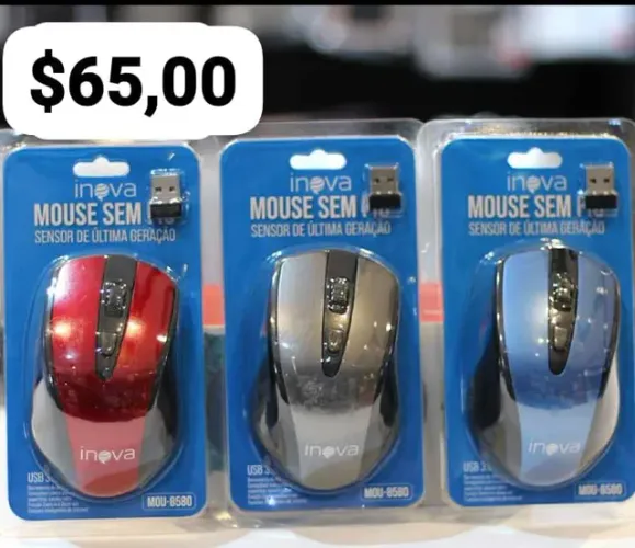 Mouse USB Sem Fio