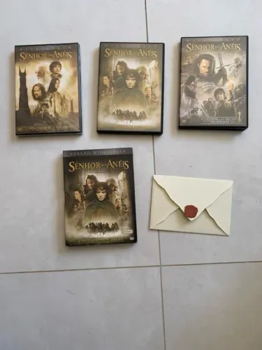 Dvds senhor dos anéis- colecionador