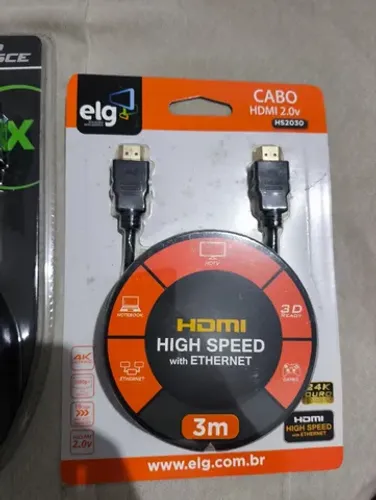 cabo hdmi 2.0 elg 3 metros