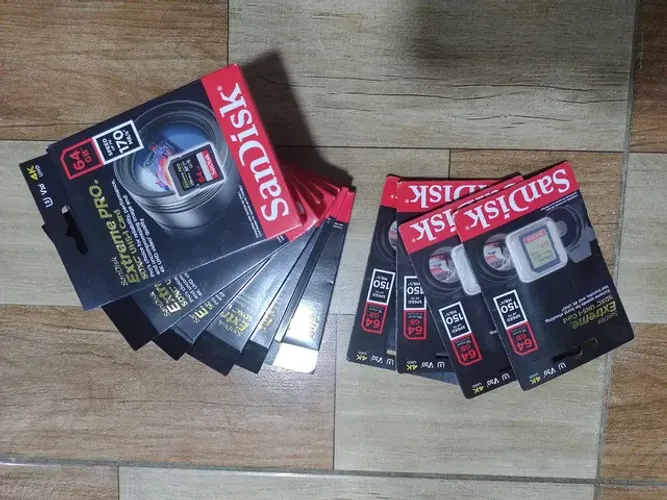 CARTÃO SANDISK EXTREME PRO 64GB