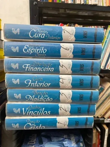 Vhs 7 volumes sete semanas de liderança como manter a cura interior missão evangelica