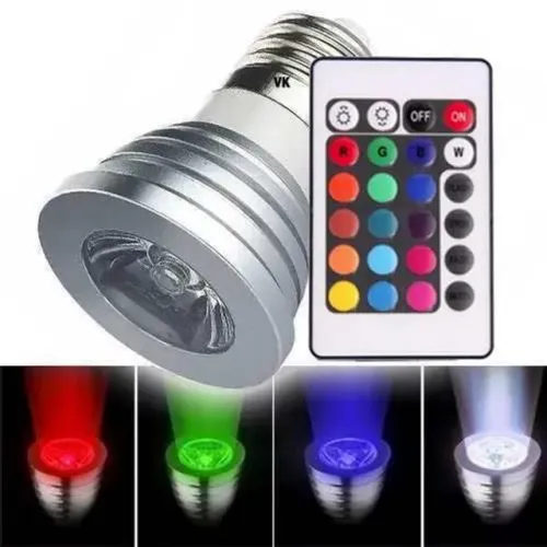 Oferta!!! Lampada Led RGB Par 16 Spot Controle