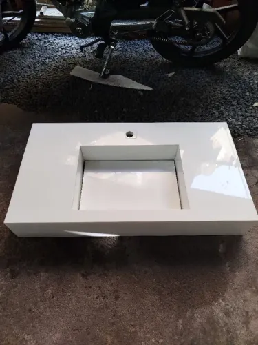 Lavatório Mármore Branco Prime 