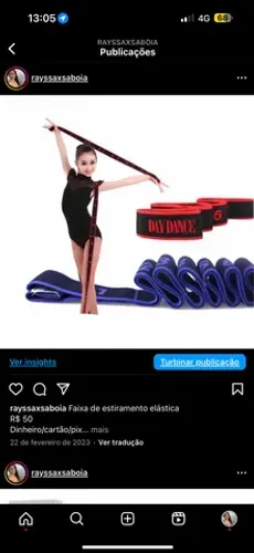 Faixa de estiramento elástica