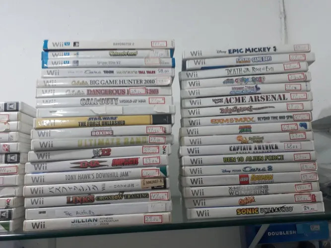 Jogos de wii originais a partir de