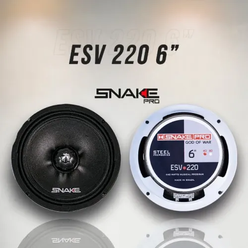 par alto falante Snake 220w 6 polegadas