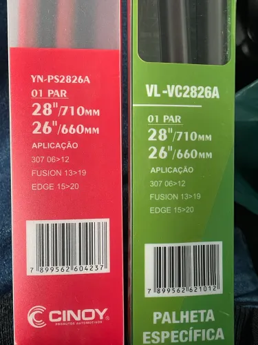 Palheta de Limpador de Para-brisa CINOY 307,fusion,edge é para todos carros 