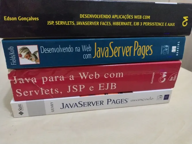 4 livros de JavaServer Pages (JSP)