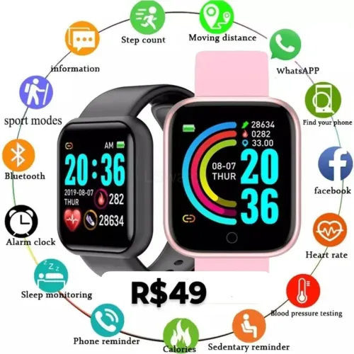 Smartwatch Y68/D20