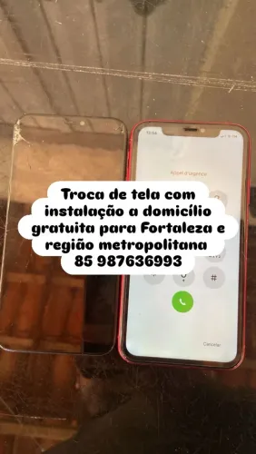 Troca de tela com instalação a domicílio