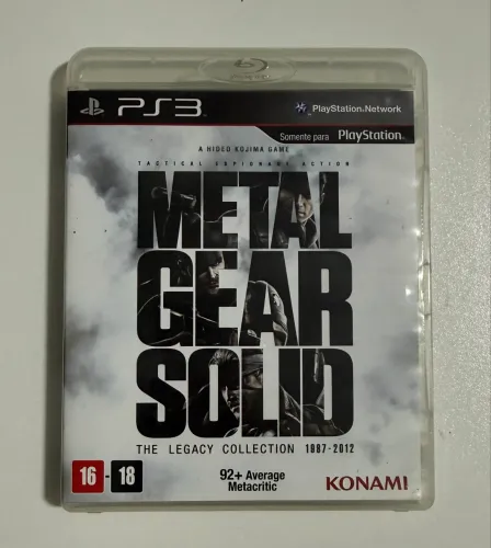 Jogo Metal Gear Solid The Legacy Collection CIB Para PS 3