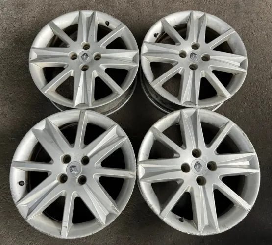 Rodas Megane aro 17 tala 7 furacão 4x100