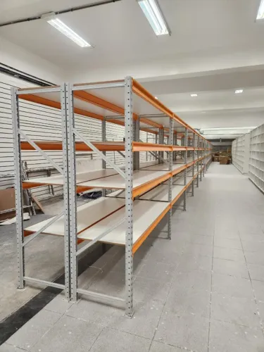 Estrutura reforçada Mini Porta Pallet, prateleira para até 500kg por nível