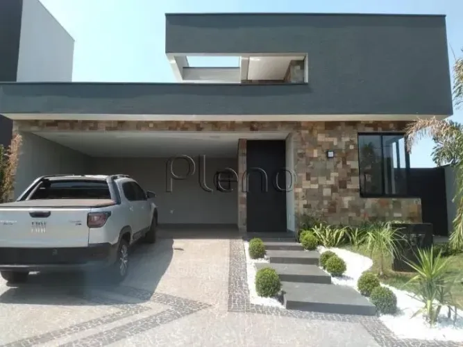 Casa à venda em Paulínia, Parque Brasil 500, com 3 suítes, com 195 m², Santorini Residenci