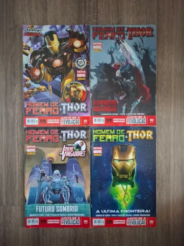 Homem de Ferro & Thor (4 volumes)