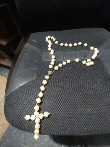 Terço de parede decoração 