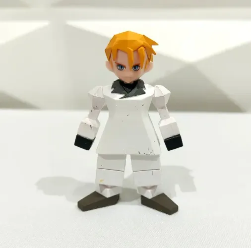 Final Fantasy Vii Remake Polygon Figure - Rufus Shinra